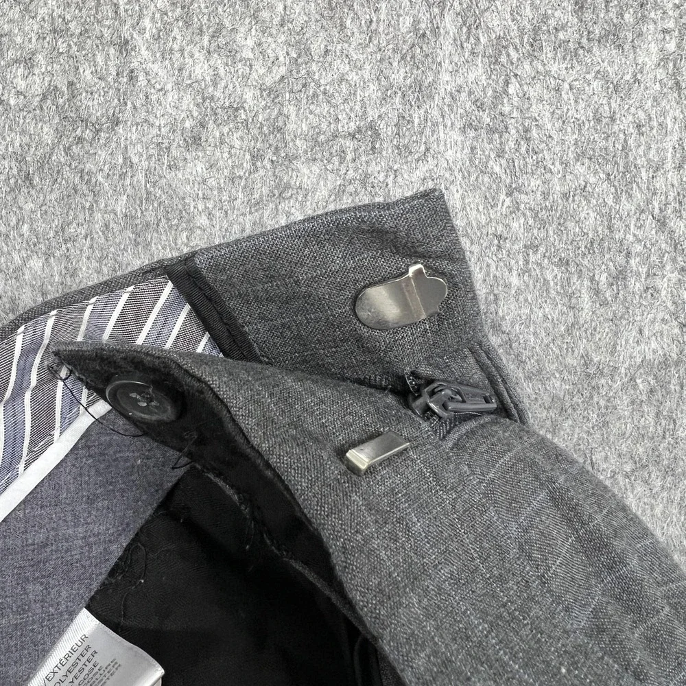Banana Republic Pants Mens 30x32 Gray Stripe Classic Dress‎ Office FIT30x30.5